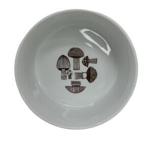 Vintage Arabia Kaj Franck Mushroom fluted Round Bowl - PORCELAIN